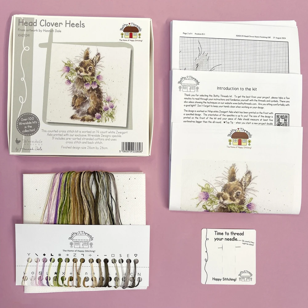 Bothy Threads Cross stitch kit "Head Clover Heels" XHD139 26x26 cm