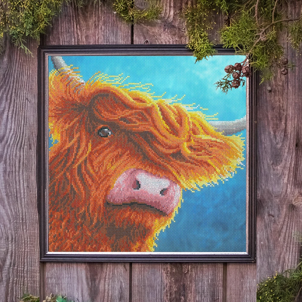 Bothy Threads Cross stitch kit "Highlander" XRF8 26x26 cm
