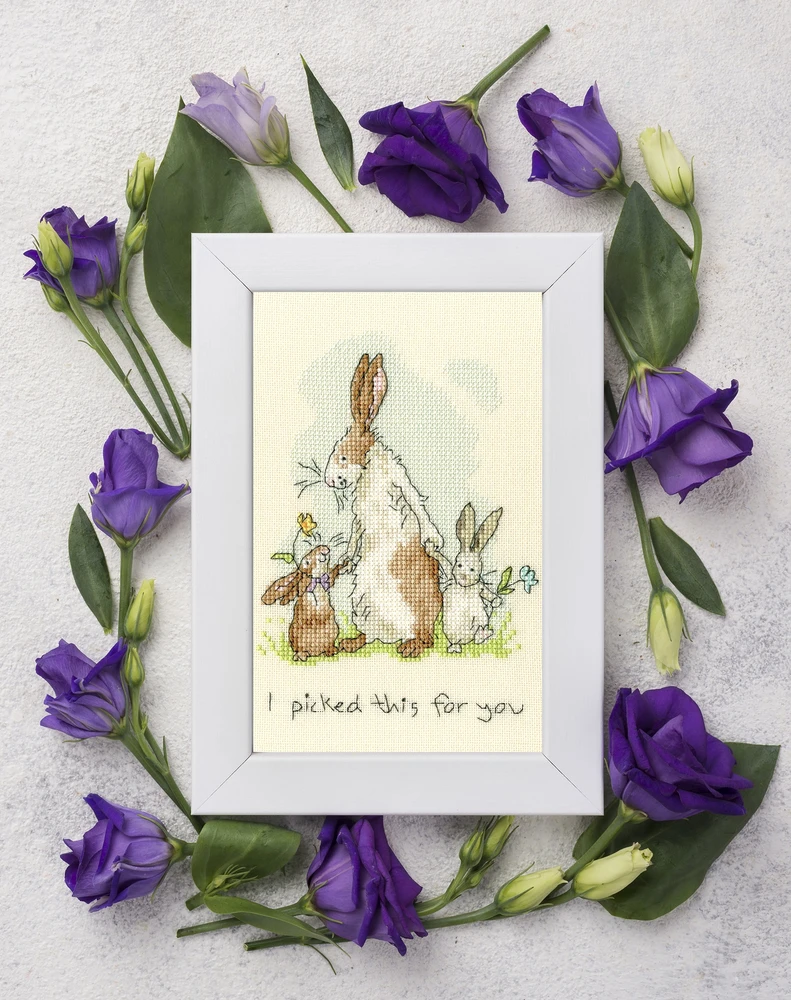 Bothy Threads Cross stitch kit "I Picked This For You" XAJ1 12x18 cm