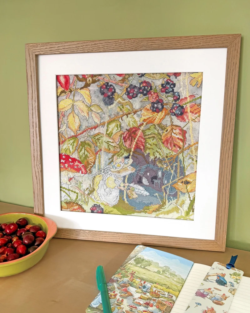 Bothy Threads Cross stitch kit "I Wonder If Anyone Lives Down There?" XBH2 29x29 cm
