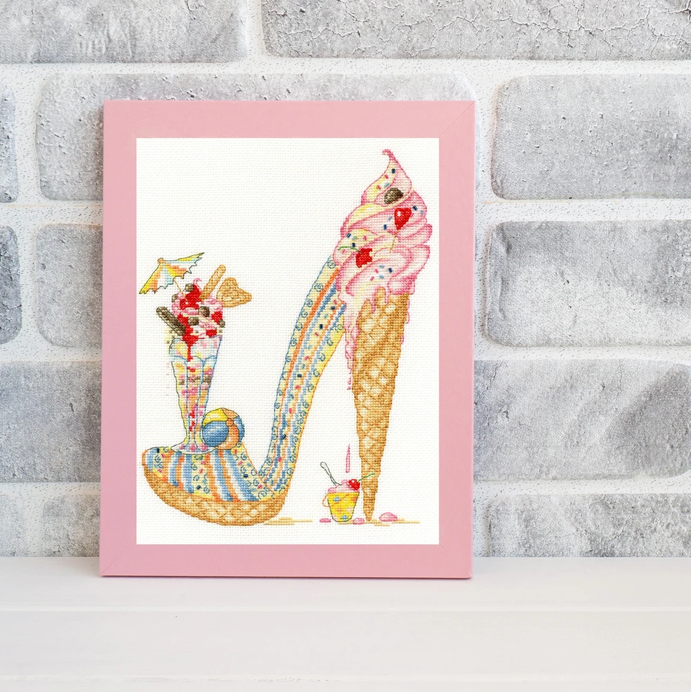 Bothy Threads Cross stitch kit "Lazy Sundae" XSK4 22x28 cm