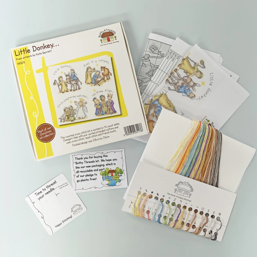 Bothy Threads Cross stitch kit "Little Donkey…" XKG10 28x26 cm