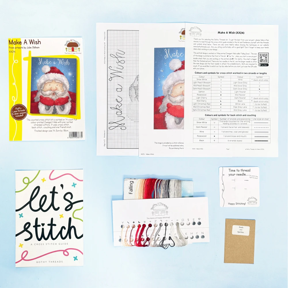 Bothy Threads Cross stitch kit "Make A Wish" XX24 14.5x18 cm