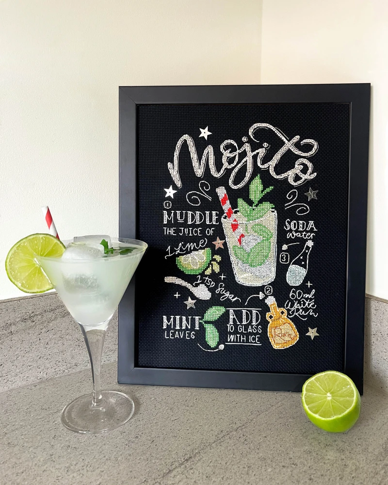 Bothy Threads Cross stitch kit "Mojito" XLJ3 18x26 cm