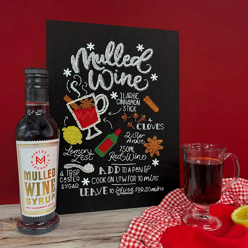 Bothy Threads Cross stitch kit "Mulled Wine" XLJ2 18x26 cm