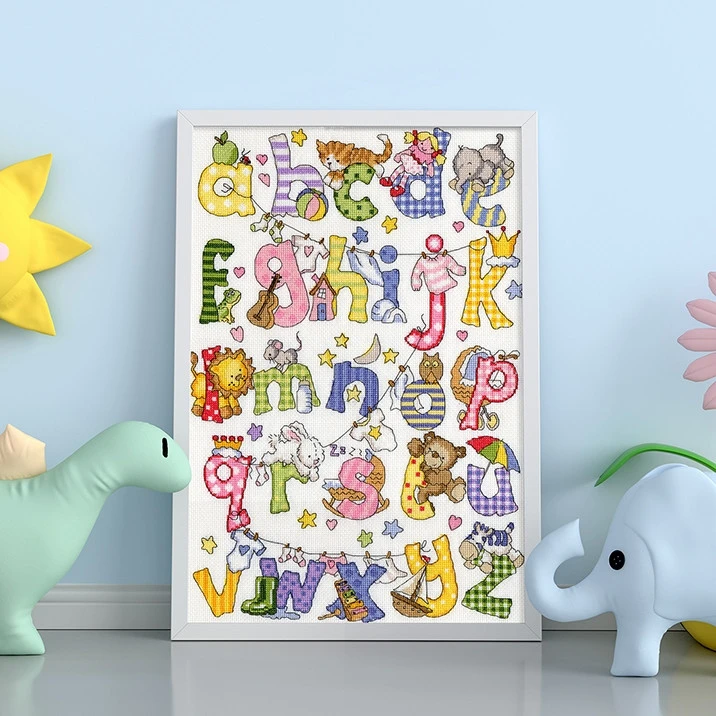Bothy Threads Cross stitch kit "My First Alphabet" XKG1 31x44 cm