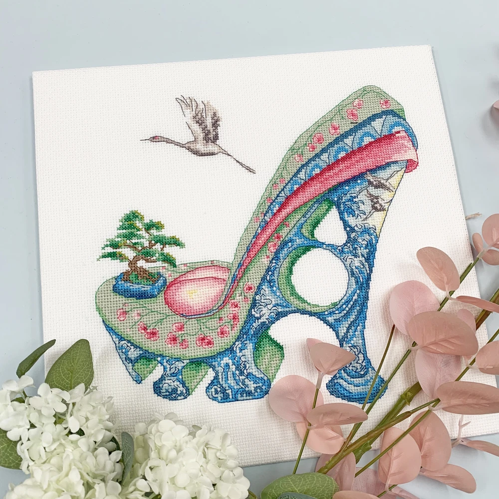 Bothy Threads Cross stitch kit "Osaka Spring" XSK10 25x24 cm