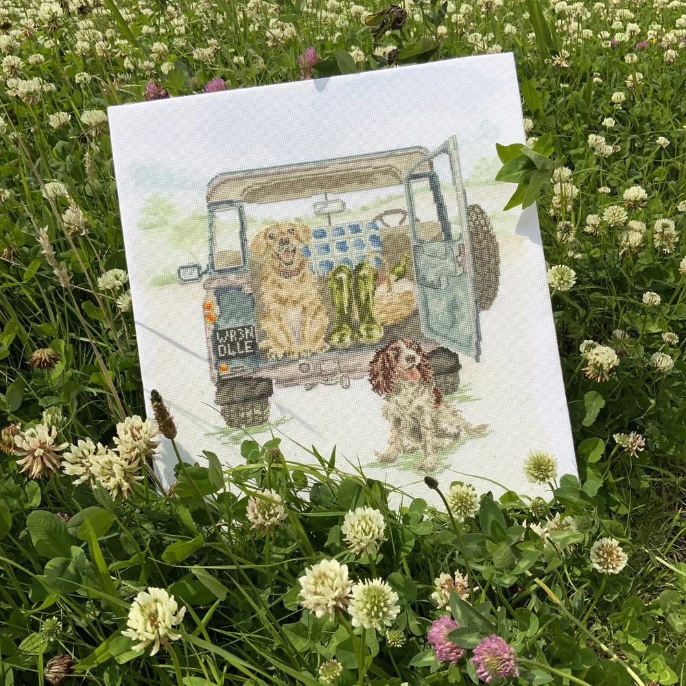 Bothy Threads Cross stitch kit "Paws For A Picnic" XHD126 31x33 cm