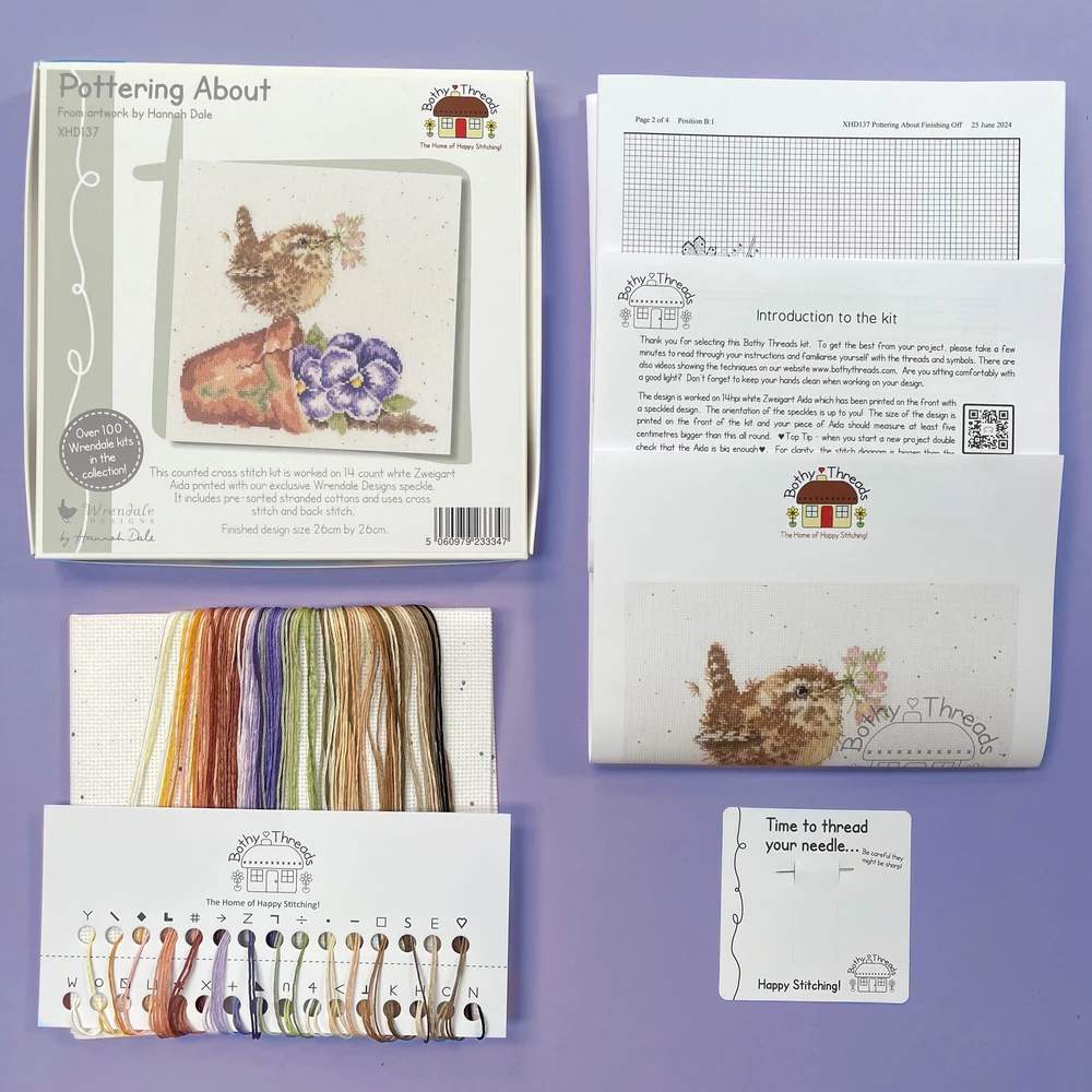 Bothy Threads Cross stitch kit "Pottering About" XHD137 26x26 cm