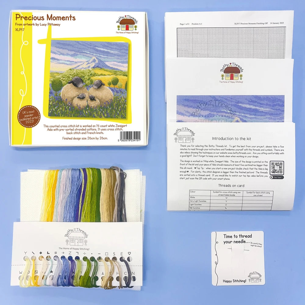 Bothy Threads Cross stitch kit "Precious Moments" XLP17 26x26 cm