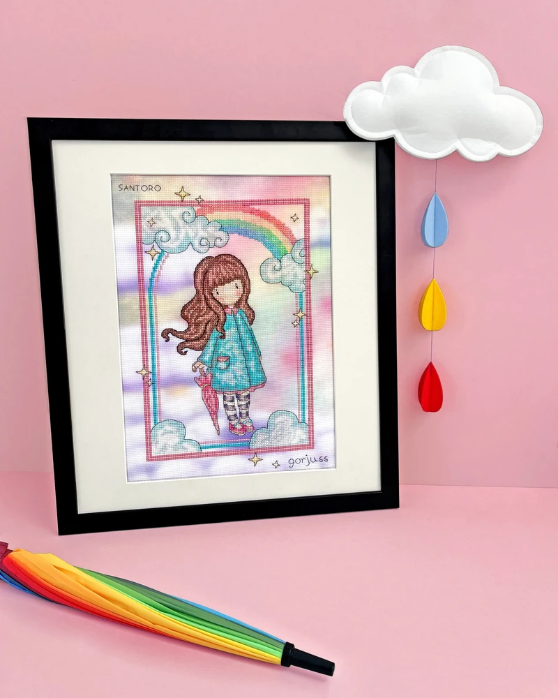 Bothy Threads Cross stitch kit "Rainbow Wishes" XG44 22x30.5 cm