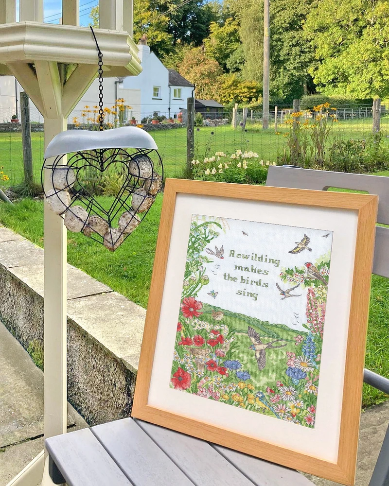 Bothy Threads Cross stitch kit "Rewild And Sing" XAL17 26x36 cm