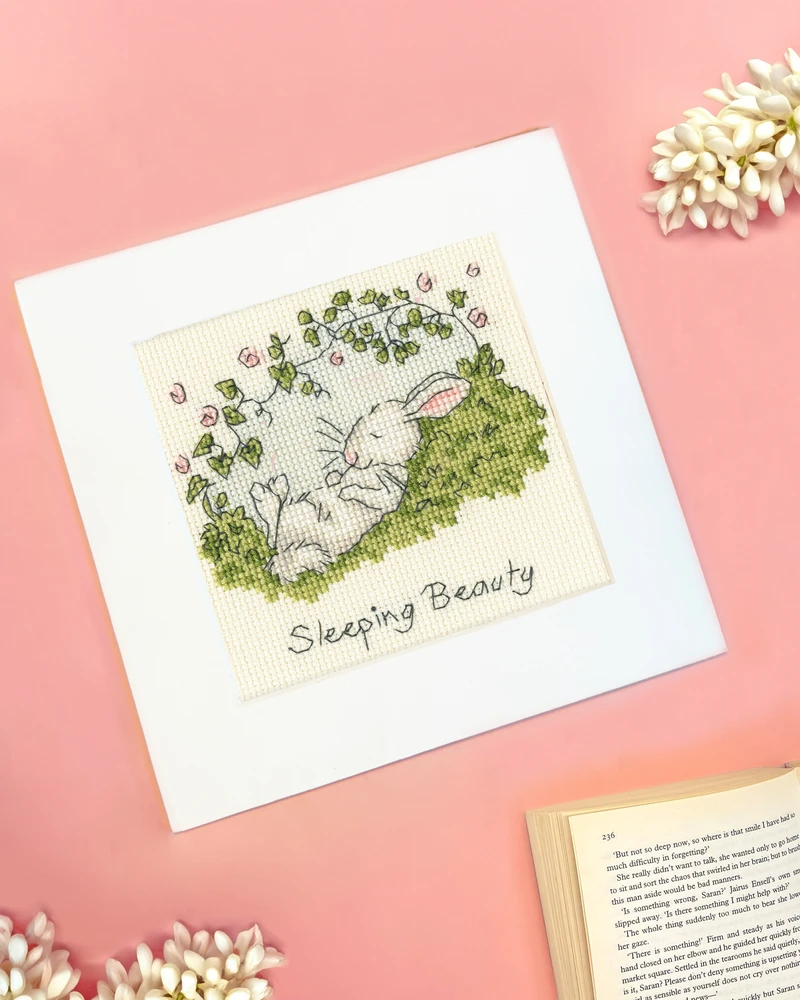Bothy Threads Cross stitch kit "Sleeping Beauty" XAJ31 12x11 cm