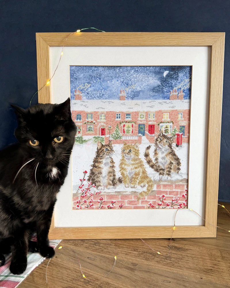 Bothy Threads Cross stitch kit "Snow Is Glistening" XHD158 25x32 cm