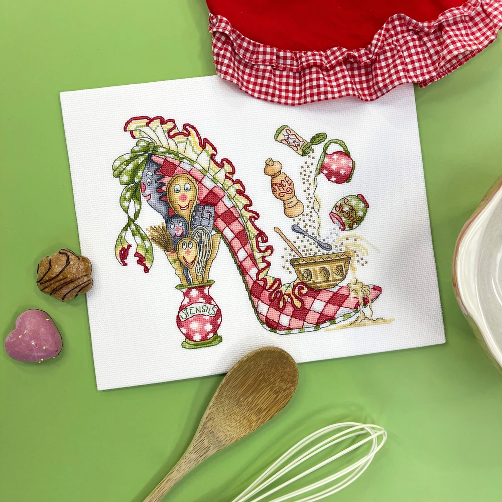 Bothy Threads Cross stitch kit "Sugar And Spice" XSK24 25x22 cm