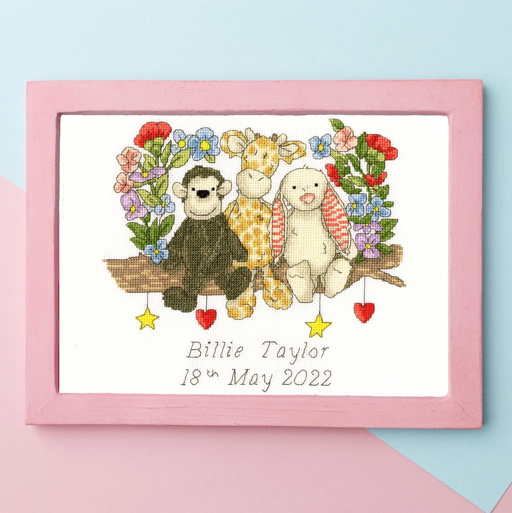 Bothy Threads Cross stitch kit "Sweet Friendships" XETE6 24x21 cm