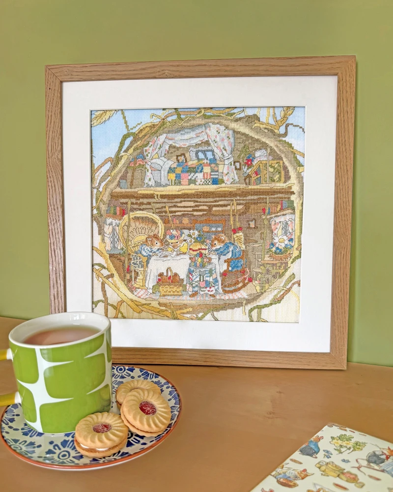 Bothy Threads Cross stitch kit "Tea With The Harvest Mice" XBH1 29x29 cm