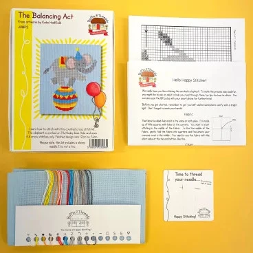 Bothy Threads Cross stitch kit "The Balancing Act " JUMP2 12x14 cm