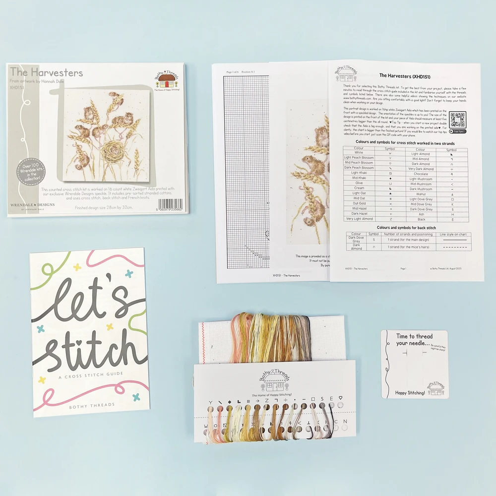 Bothy Threads Cross stitch kit "The Harvesters" XHD151 28x32 cm