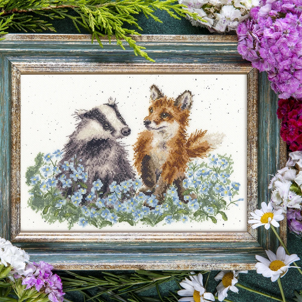 Bothy Threads Cross stitch kit "The Woodland Glade" XHD125 34x24 cm