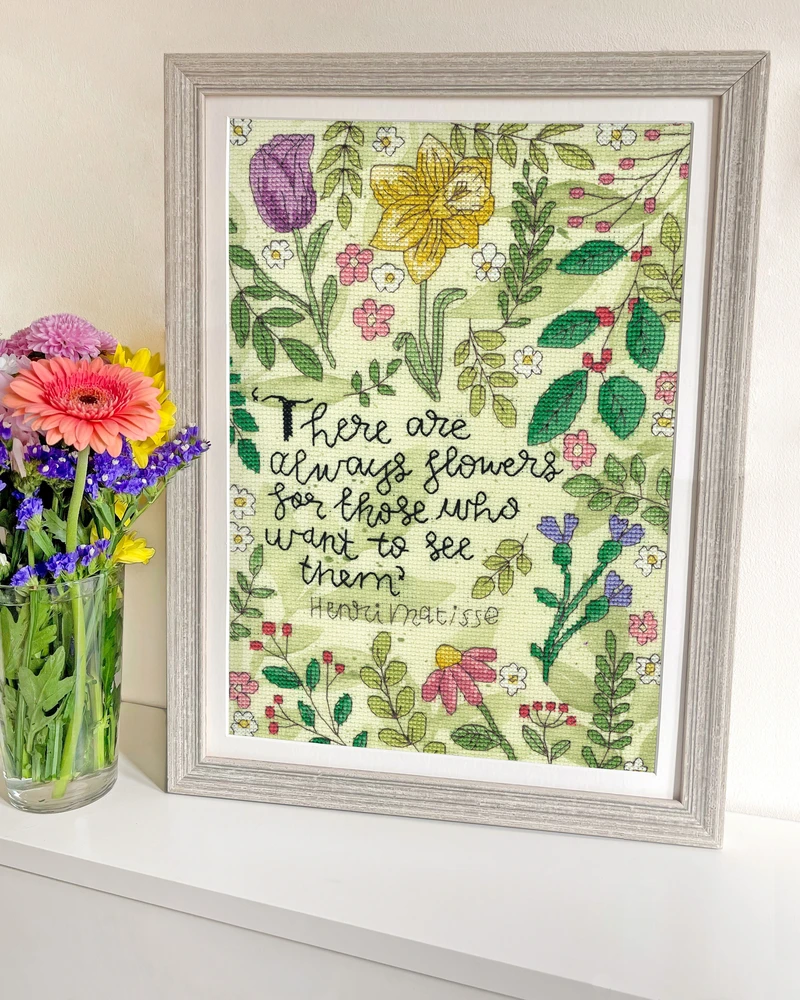 Bothy Threads Cross stitch kit "Vision Of Spring" XCC2 18x27 cm