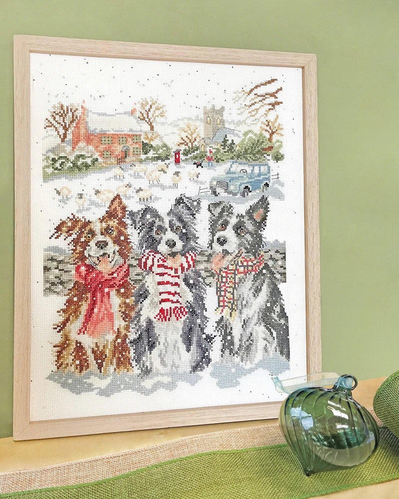 Bothy Threads Cross stitch kit "While Shepherds Watched" XHD146 26 xx 34 cm