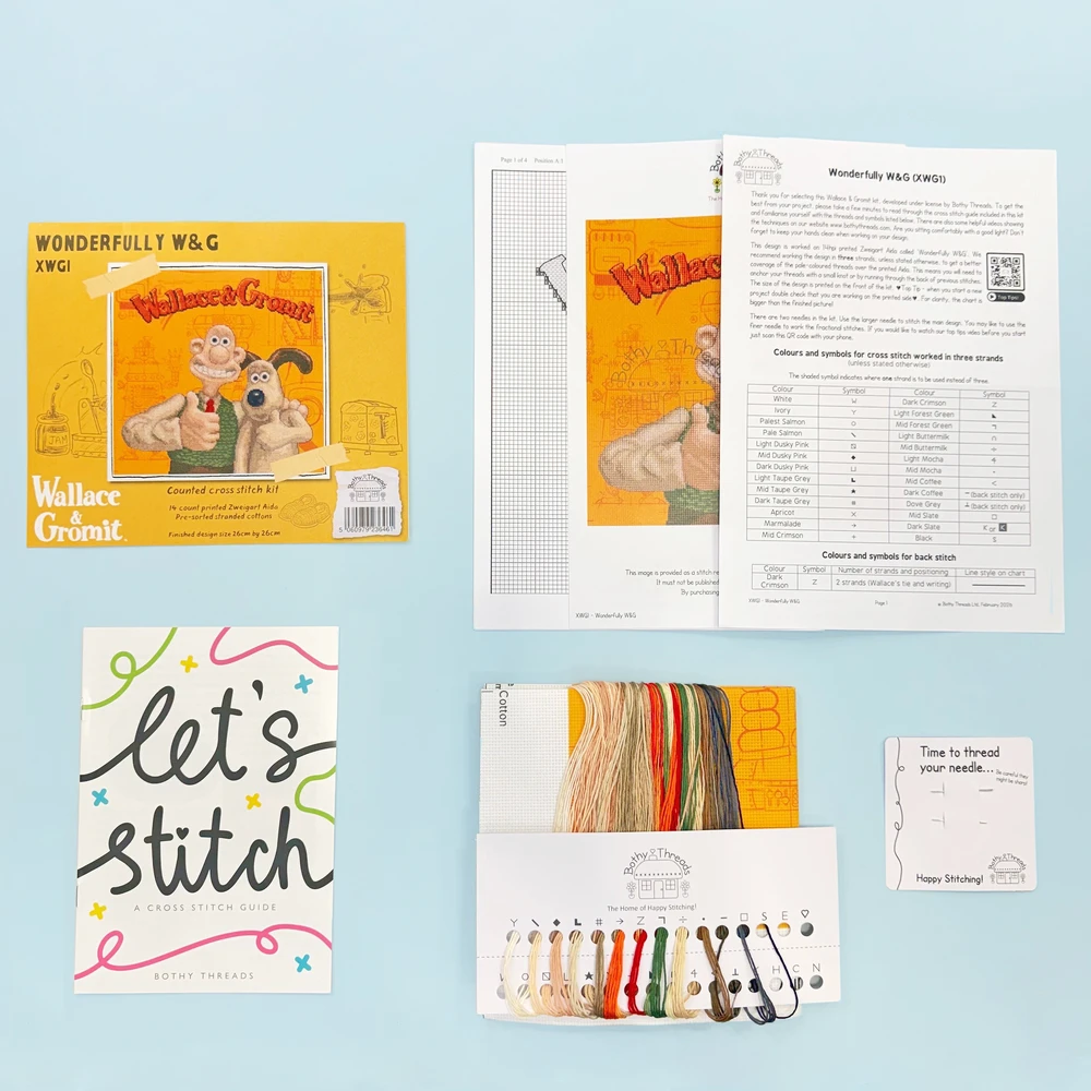 Bothy Threads Cross stitch kit "Wonderfully W&G" XWG1 26x26 cm