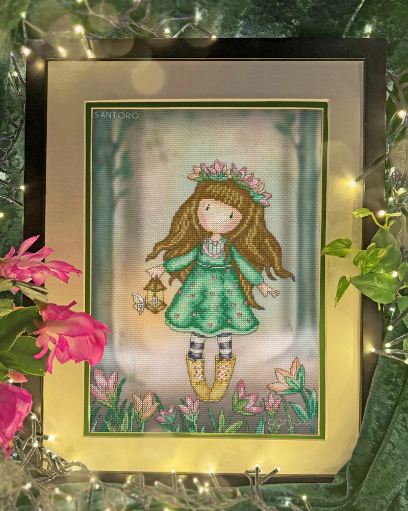 Bothy Threads Cross stitch kit "Woodland Wildflower" XG53 22x30.5 cm