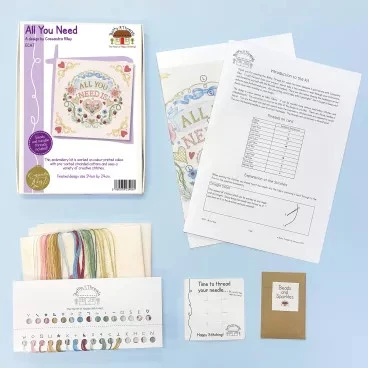 Bothy Threads Embroidery kit "All You Need" ECA7 24x24 cm
