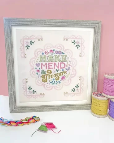 Bothy Threads Embroidery kit "Make, Mend And Treasure" ECA10 24x24 cm