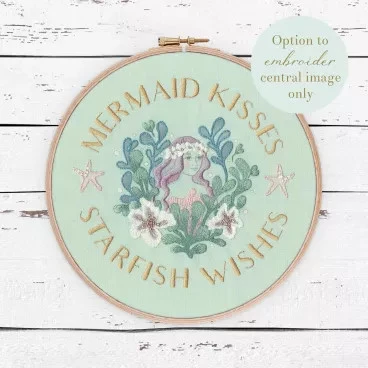 Bothy Threads Embroidery kit "Mermaid Kisses" ECA2 22x22 cm