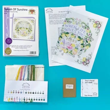 Bothy Threads Embroidery kit "Splash Of Sunshine" ECA6 24x24 cm