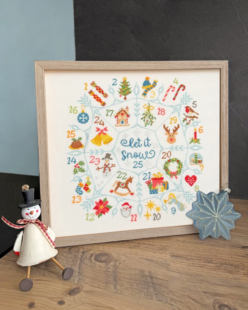 Bothy Threads Kryželiu siuvinėjimo rinkinys "Countdown To Christmas" XBD22 27x29 cm