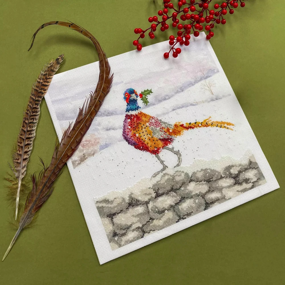 Bothy Threads Cross stitch kit "A Festive Flourish" XHD135 26x26 cm