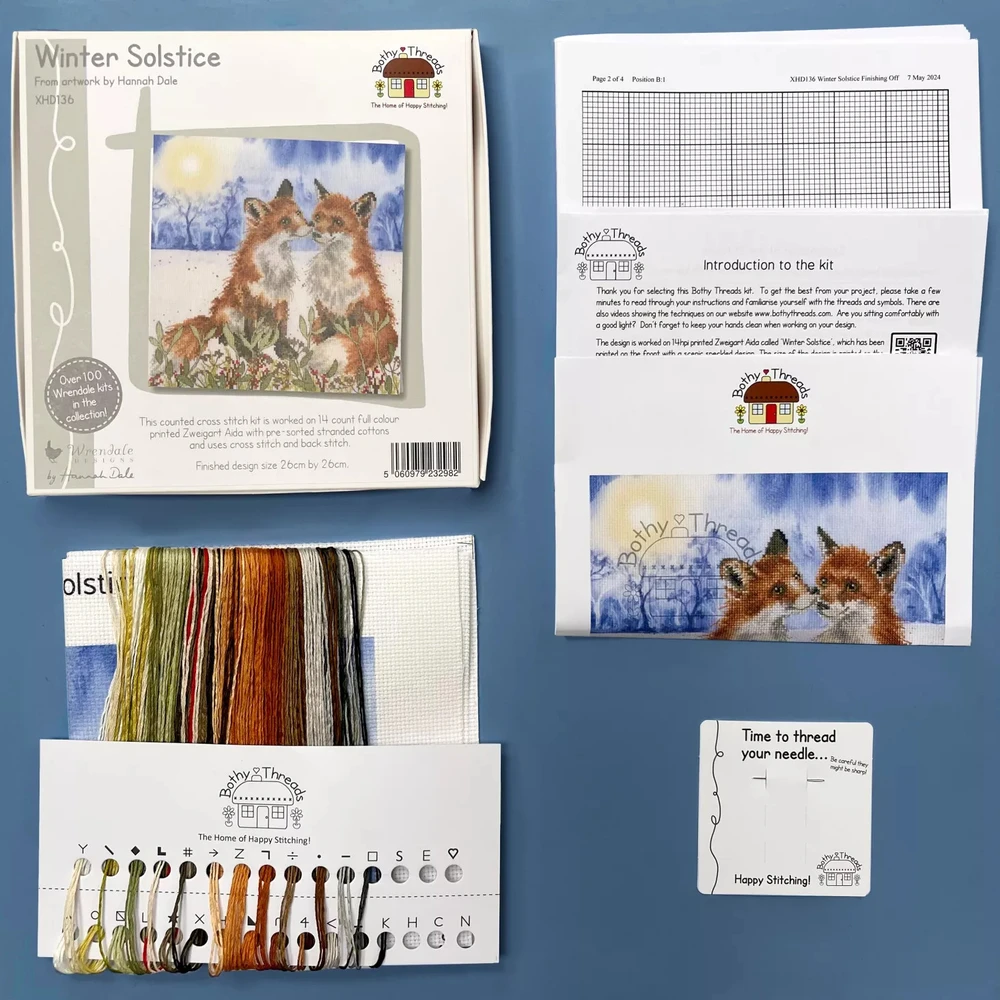 Bothy Threads Cross stitch kit "Winter Solstice" XHD136 26x26 cm