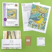 Bothy Threads Embroidery kit "Mėlyna Tit" ELH6 16x16 cm