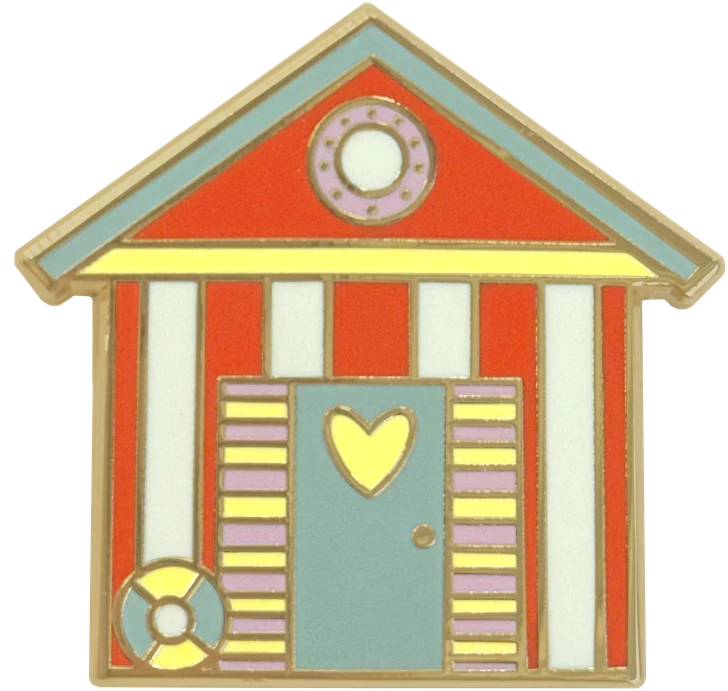 Bothy Threads Needle Minder "Beach Hut" XA73 3.5x3.5 cm