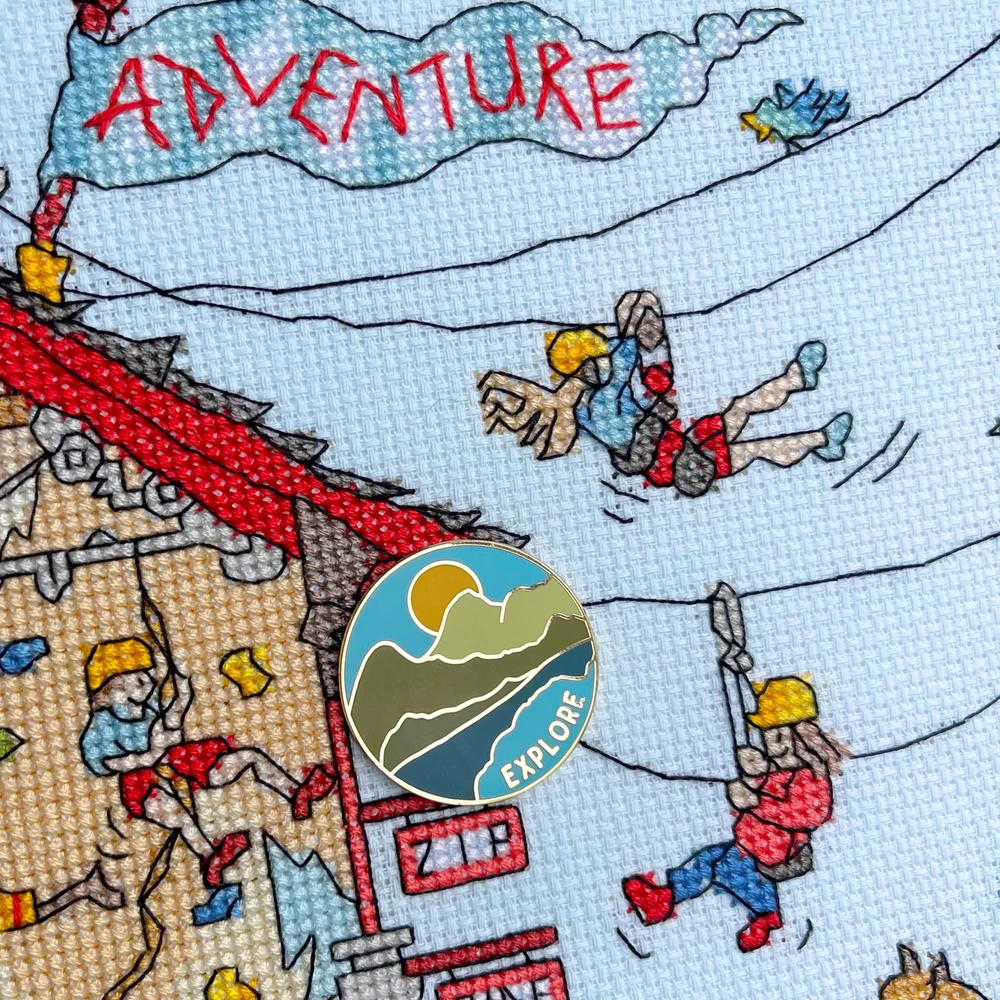 Bothy Threads Needle Minder "Explore" XA33 3x3 cm