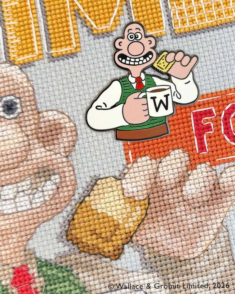 Bothy Threads Needle Minder "Lovely Tea!" XA75 4x4 cm