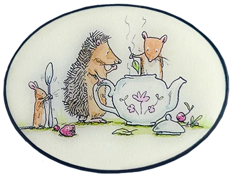 Bothy Threads Needle Minder "One leaf or two" XA40 4x3 cm