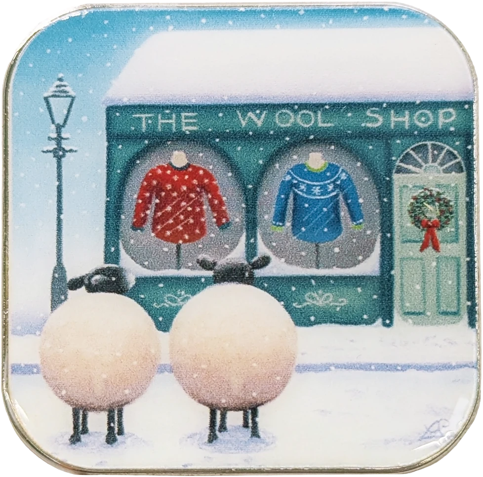 Bothy Threads Needle Minder "The Wool Shop" XA69 4x4 cm