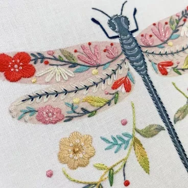 Bothy Threads Pollen Embroidery - Dragonfly EPO2 17.5 cm