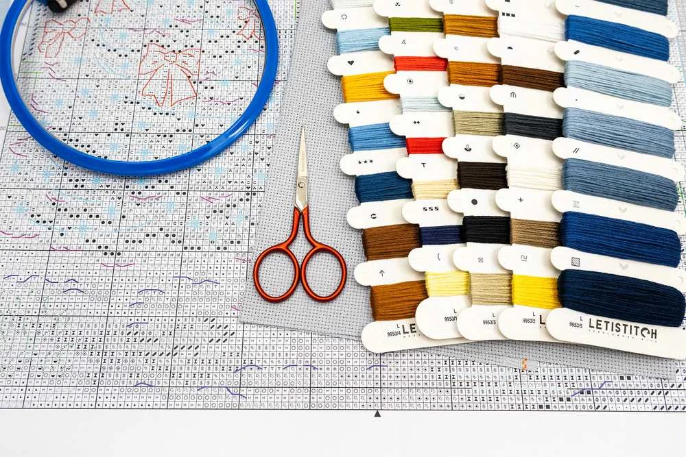 Letistitch Kryželiu siuvinėjimo rinkinys "Viktorijos Kalėdos" 19x39cm SLETIL9953