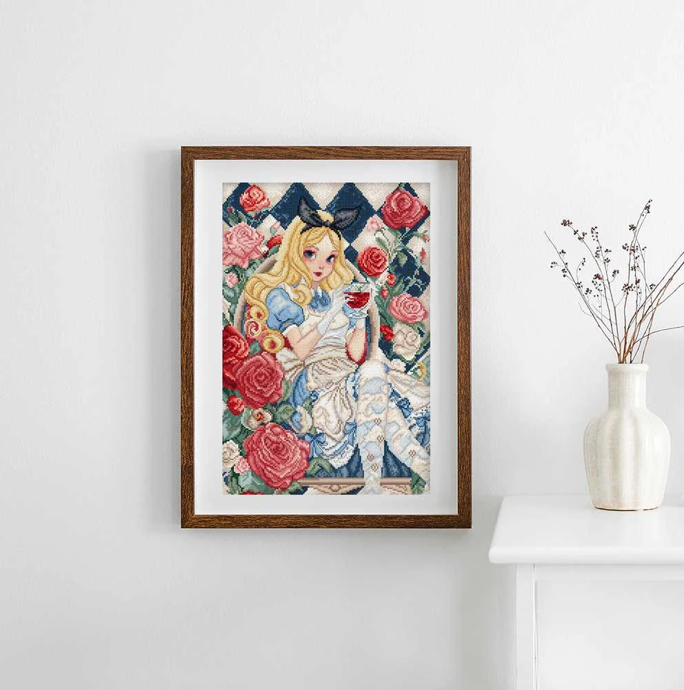 Letistitch Siuvinėjimo kryželiu rinkinys "Žvilgsnis į Stebuklų šalį" 23 x 34 cm SLETIL9960