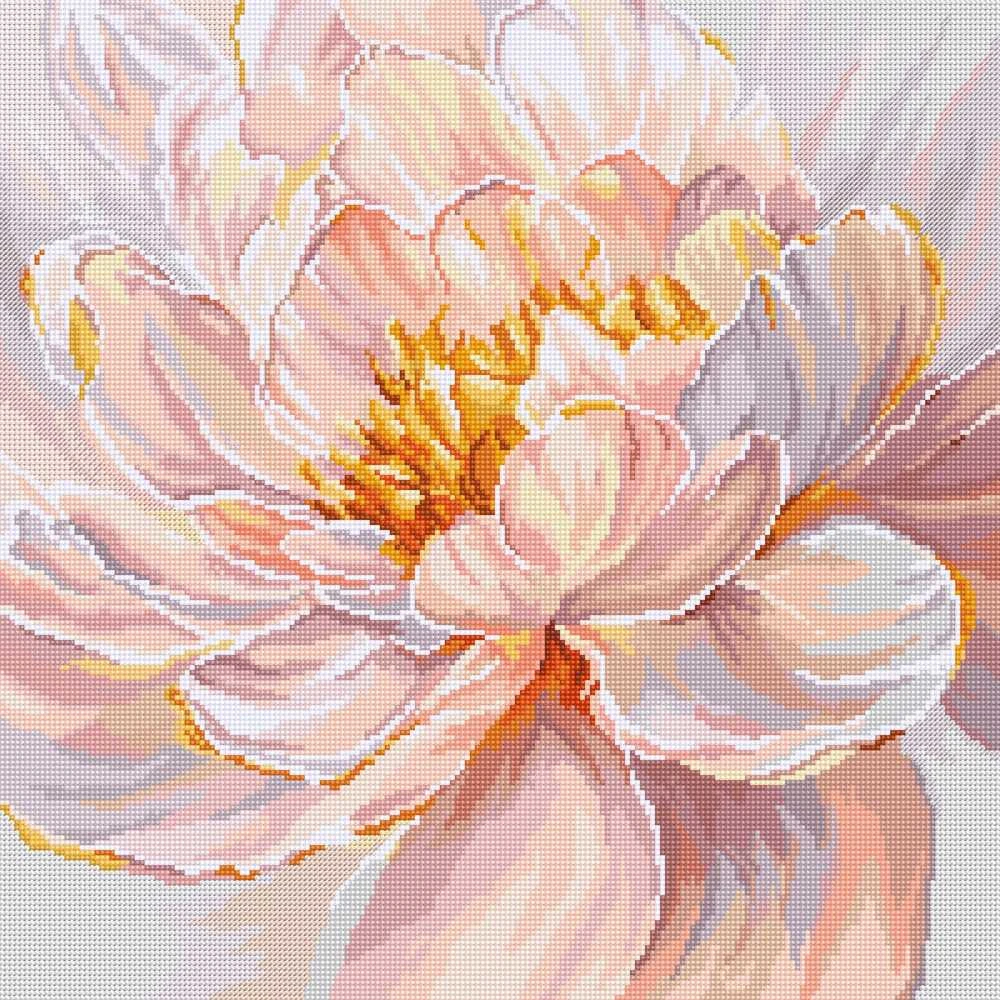 Letistitch Kryželiu siuvinėjimo rinkinys "Floral Grace" 32x32cm SLETIL9956