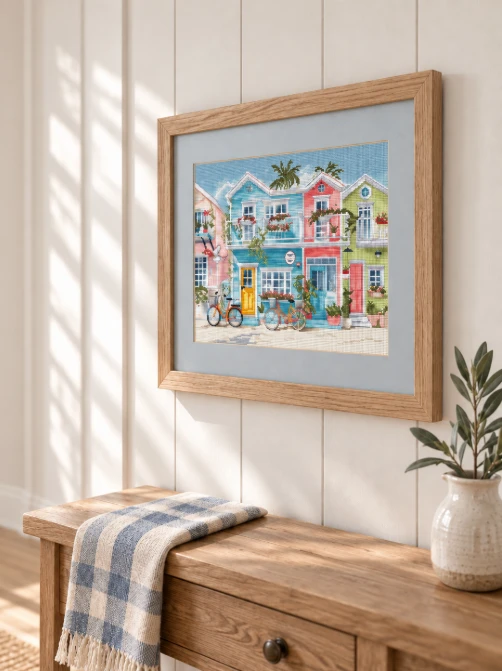 Letistitch Siuvinėjimo rinkinys "Paplūdimio palaima" 24 x 19 cm SLETIL9985