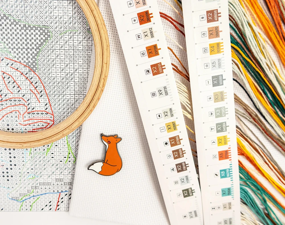 Letistitch Siuvinėjimo kryželiu rinkinys "Liepsna" 23x29 cm LI63-00