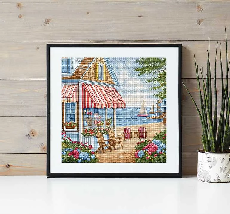 Letistitch Kryželiu siuvinėjimo rinkinys „Saulėta diena“ 26x26cm SLETIL9924