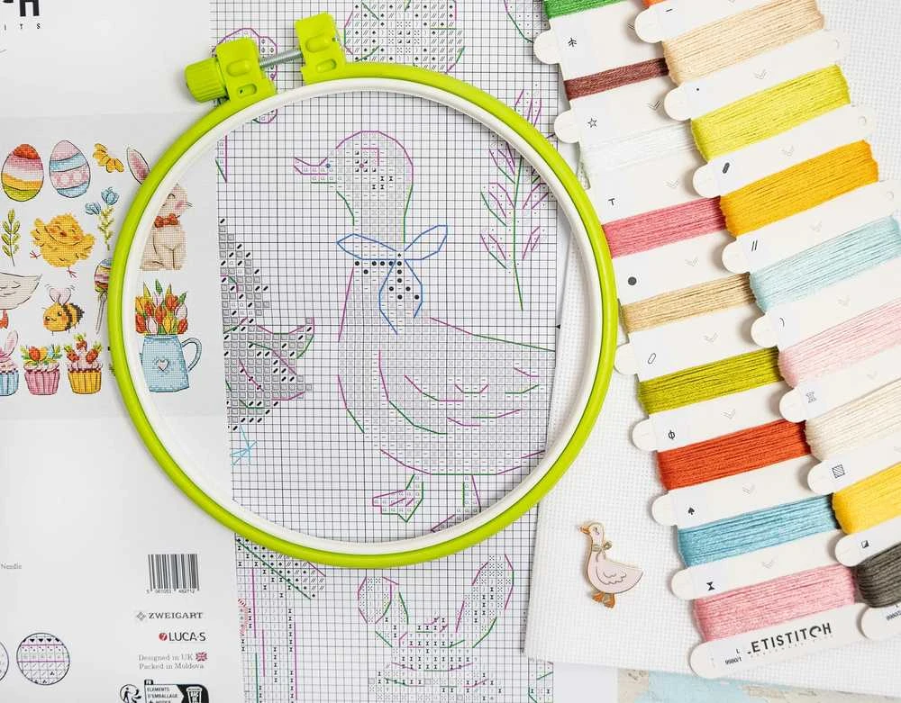 Letistitch Siuvinėjimo kryželiu rinkinys "Velykų raštas" 40 x 19 cm SLETIL9980