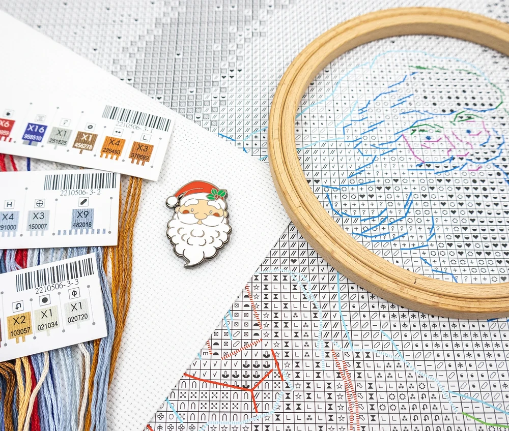Letistitch Siuvinėjimo rinkinys "Kalėdų senelio rojus" 24x35 cm LI60-00